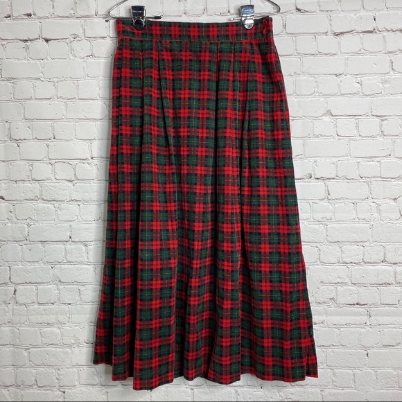 Bechamel Dresses & Skirts - Vintage Bechamel Plaid Maxi Skirt Size 14 VTG